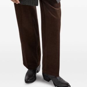 Prada Chocolate Brown Corderoy Pants Size 52